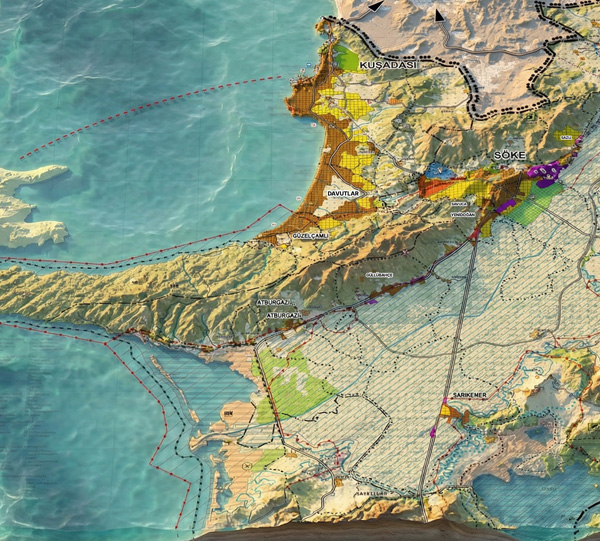 Kuşadası - Map